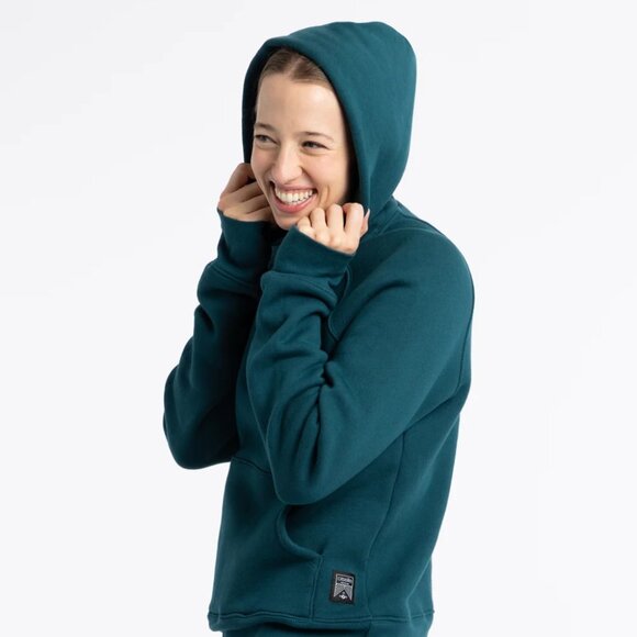 Oiselle Unicorn Hoodie- Size Small, Juniper (Green) - Picture 3 of 6